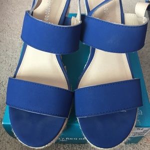 Montego Bay Club Shoes - Royal Blue Wedges Montego Bay Club Shoes - Royal Blue Wedges